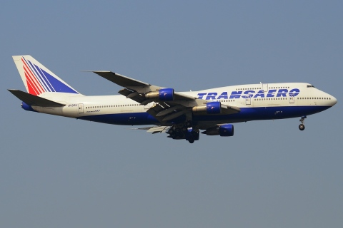 VP-BGU - 747-346 - Transaero Airlines - BKK - 01-02-2013