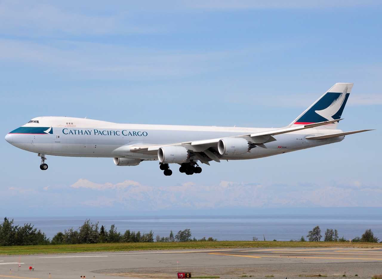 B-LJK - 747-867F - Cathay Pacific Airways - ANC - 01-07-2014