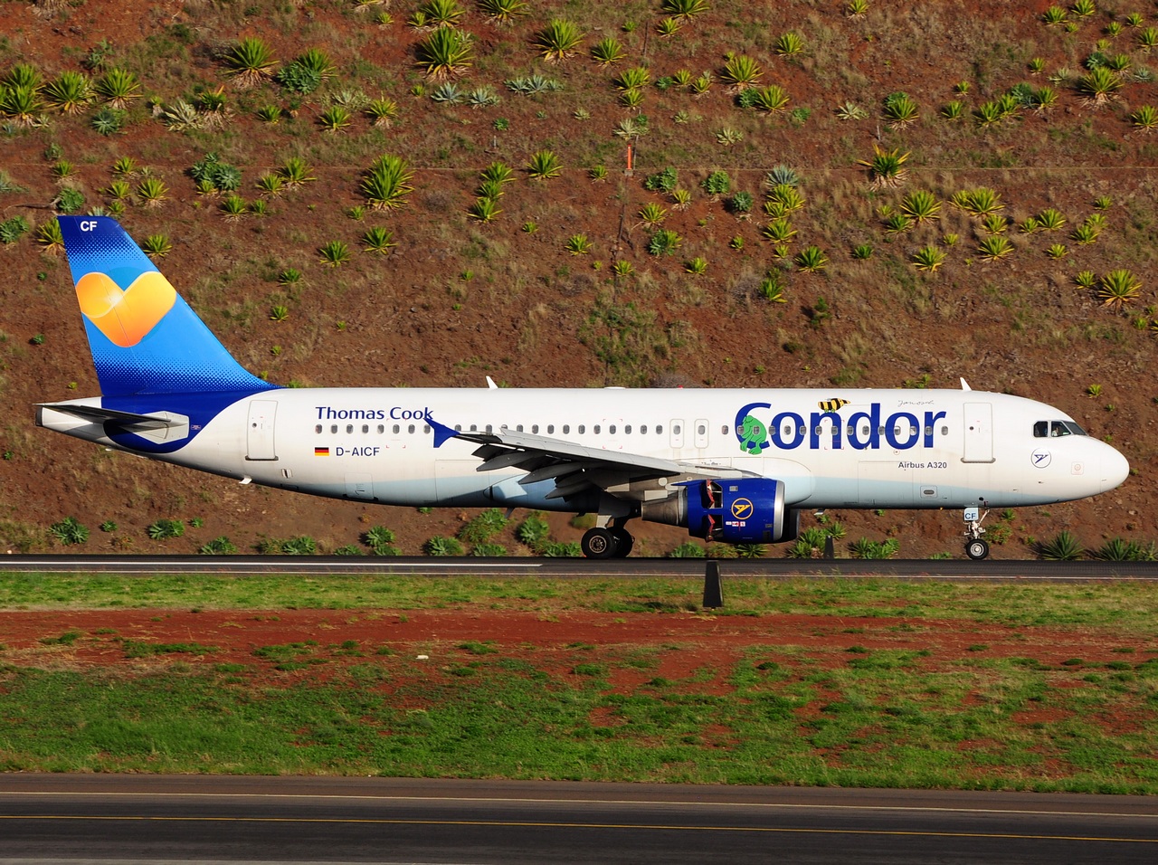 D-AICF - A320-212 - Condor - FNC - 02-10-2014