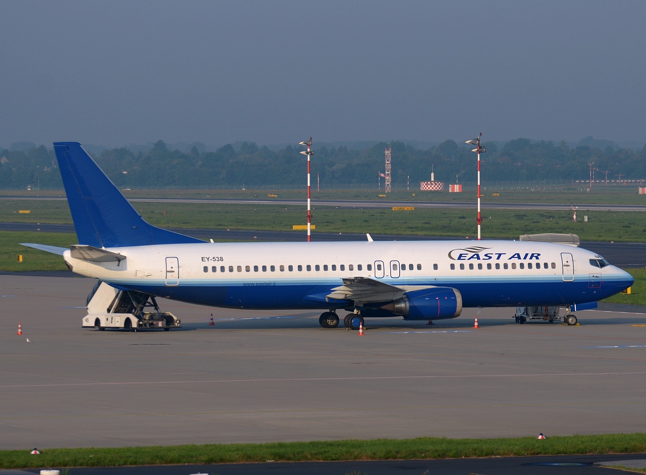 EY-538 - 737-4Y0 - East Air - DUS - 21-08-2014