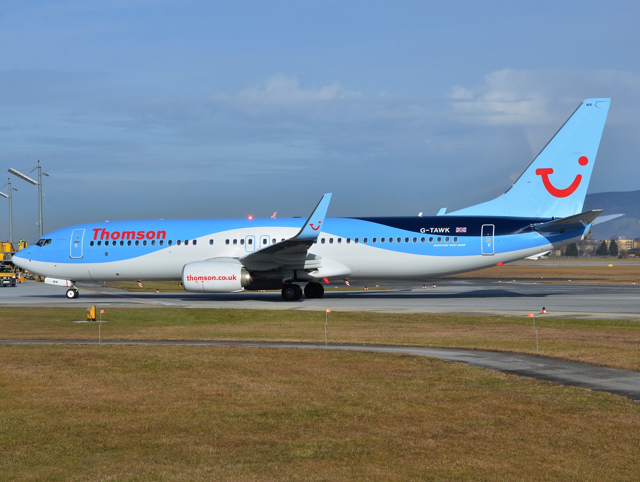 G-TAWK - 737-8K5(WL) - Thomson Airways - SZG - 11-01-2014