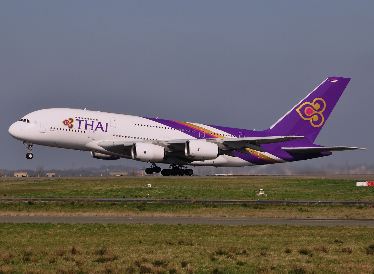 HS-TUE - A380-841 - Thai Airways International - CDG - 16-03-2014