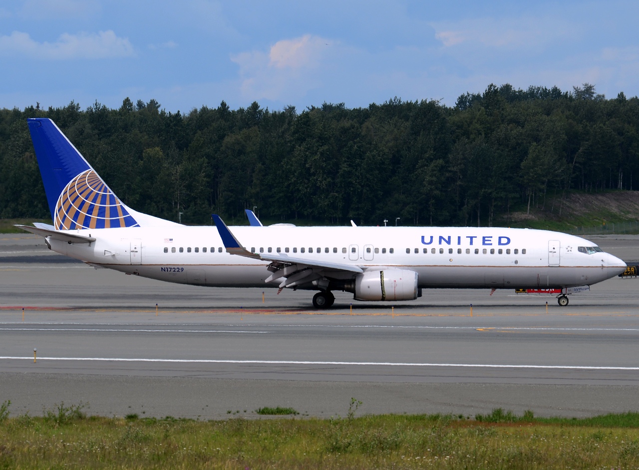N17229 - 737-824(WL) - United Airlines - ANC - 01-07-2014