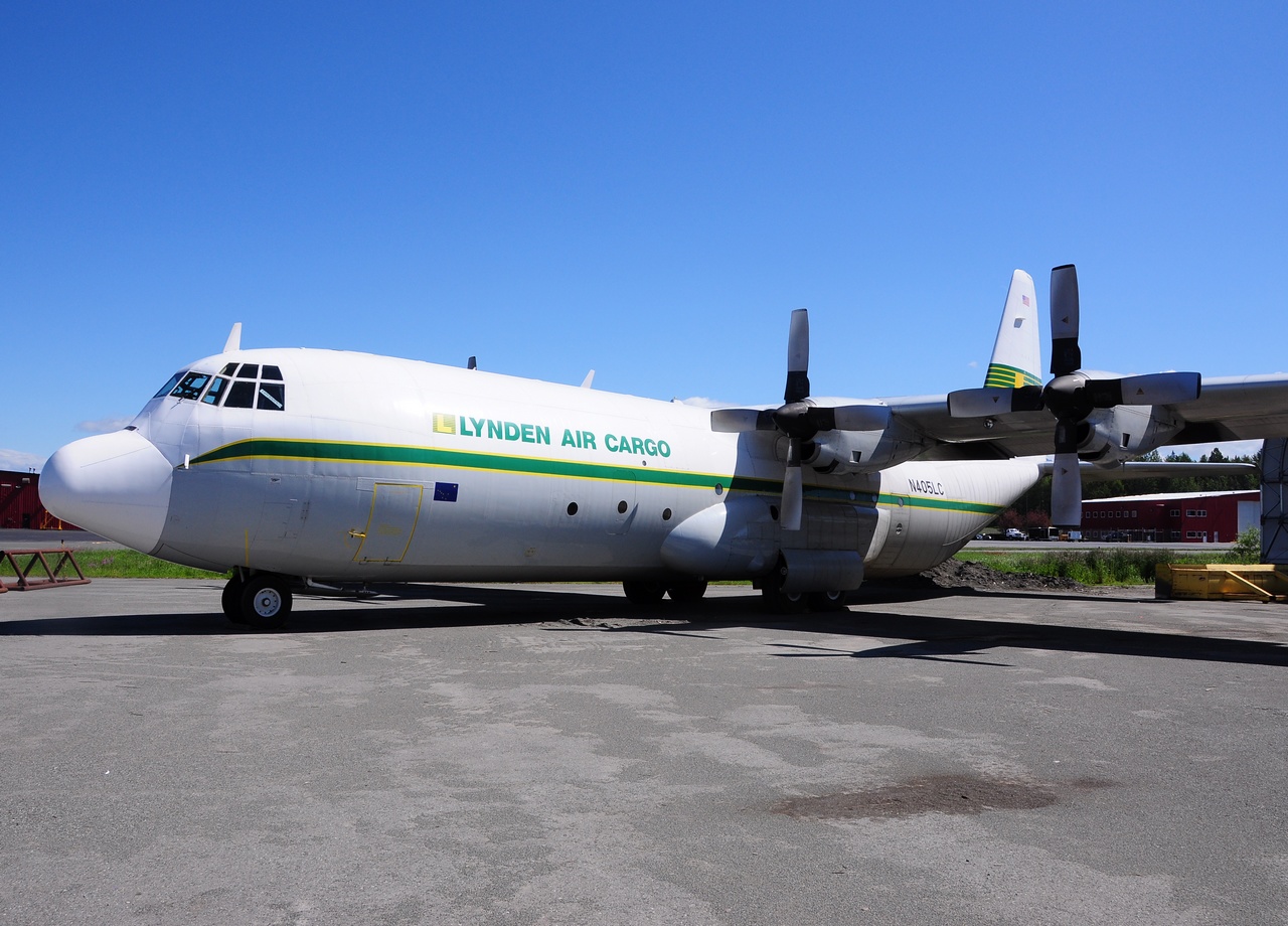 N405LC - Lockheed L-100-30 - Hercules Lynden Air Cargo - ANC - 02-07-2014