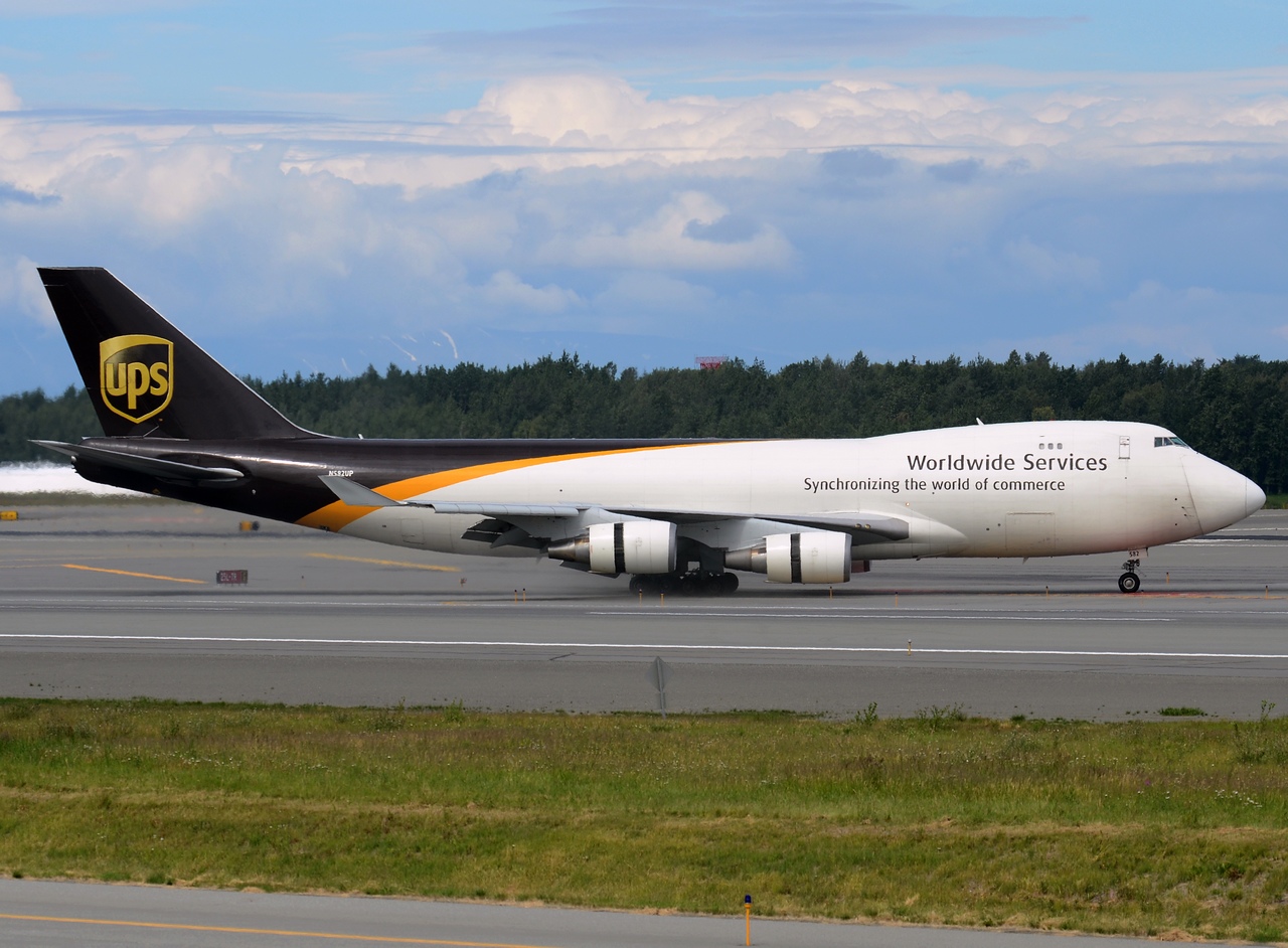 N582UP - 747-4R7F - United Parcel Service (UPS) - ANC - 01-07-2014