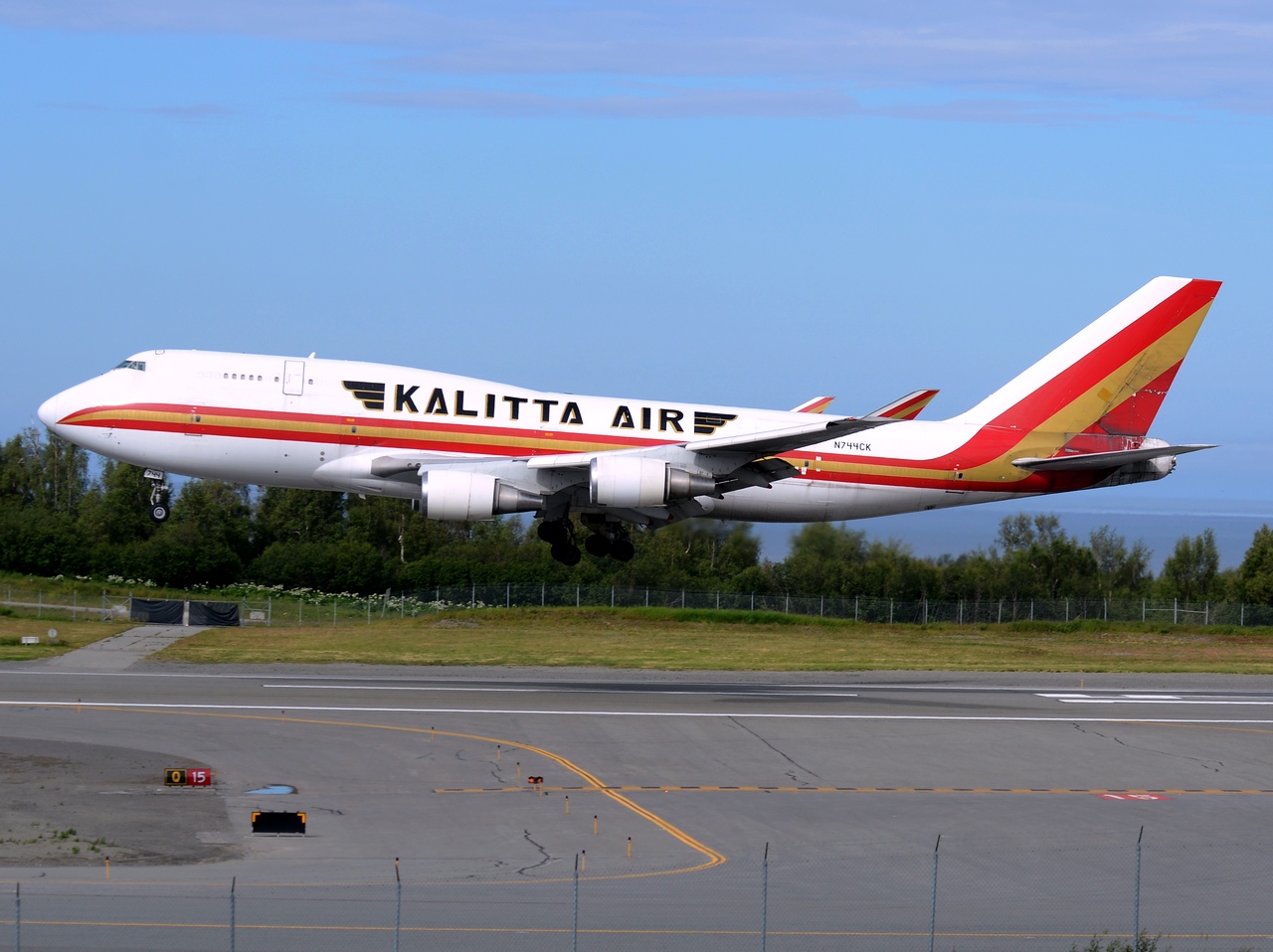 N744CK - 747-446BCF - Kalitta Air - ANC - 02-07-2014