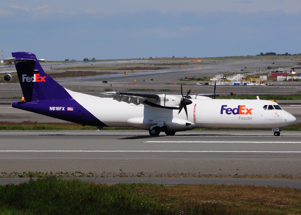 N816FX - ATR 72-212 - Federal Express (FedEx) - ANC - 01-07-2014