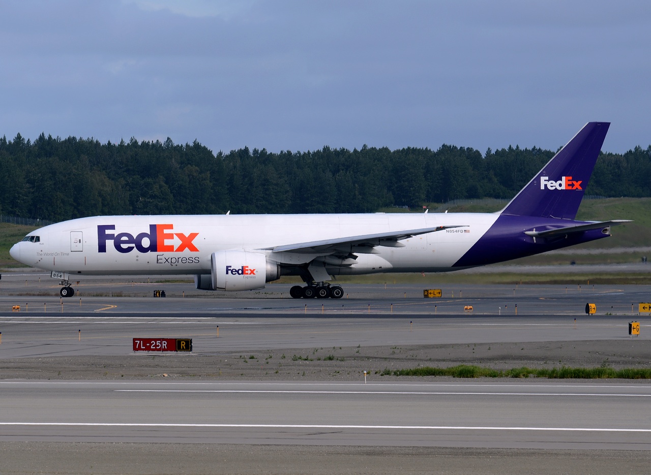 N854FD - 777-FS2 - Federal Express (FedEx) - ANC - 01-07-2014