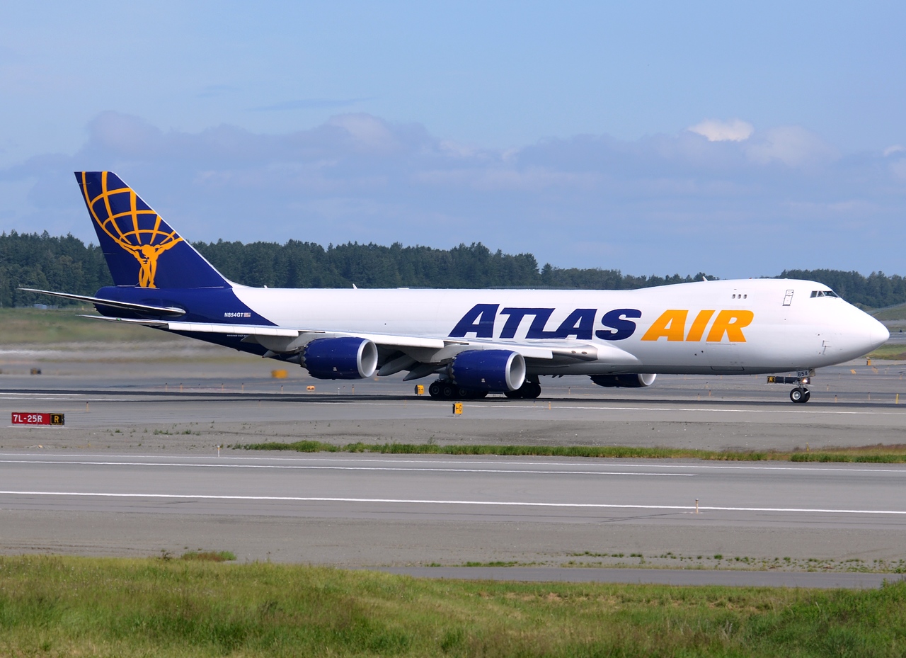 N854GT - 747-87UF - Atlas Air - ANC - 01-07-2014
