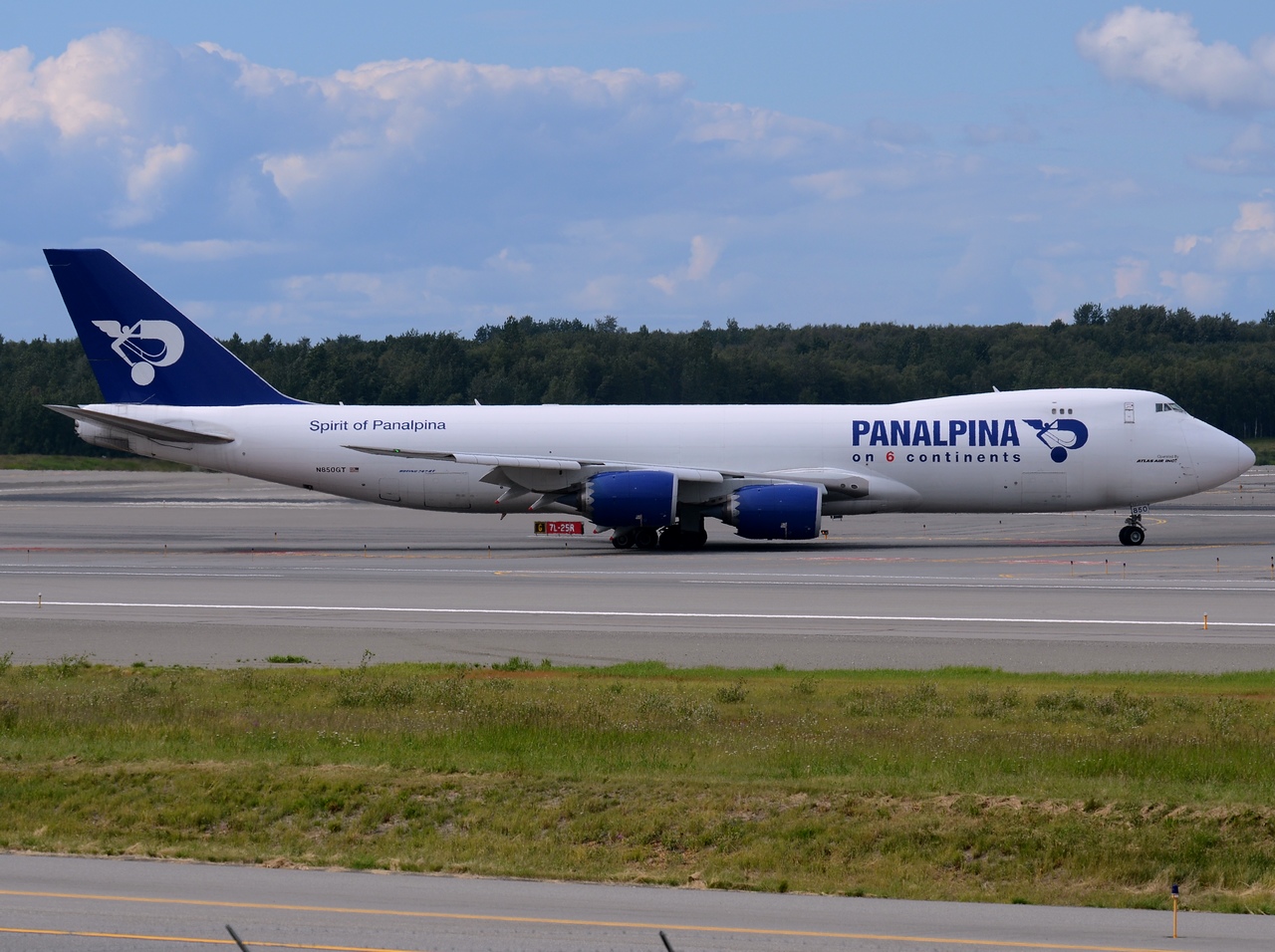 N85OGT - B747-87UF - Atlas Air - ANC - 01-07-2014