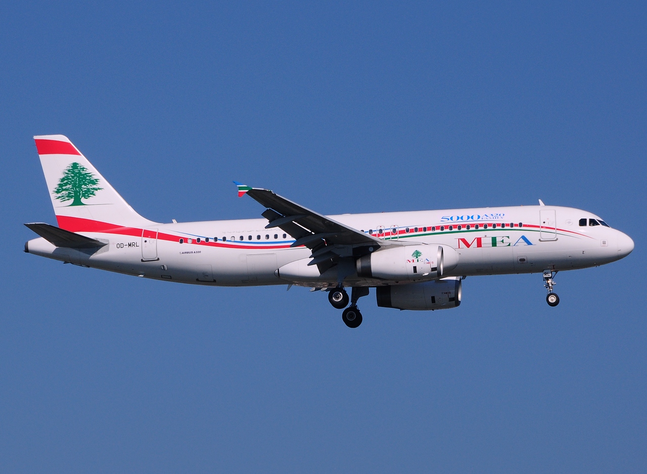 OD-MRL - A320-232 - MEA _ Middle East Airlines - IST - 31-03-2014