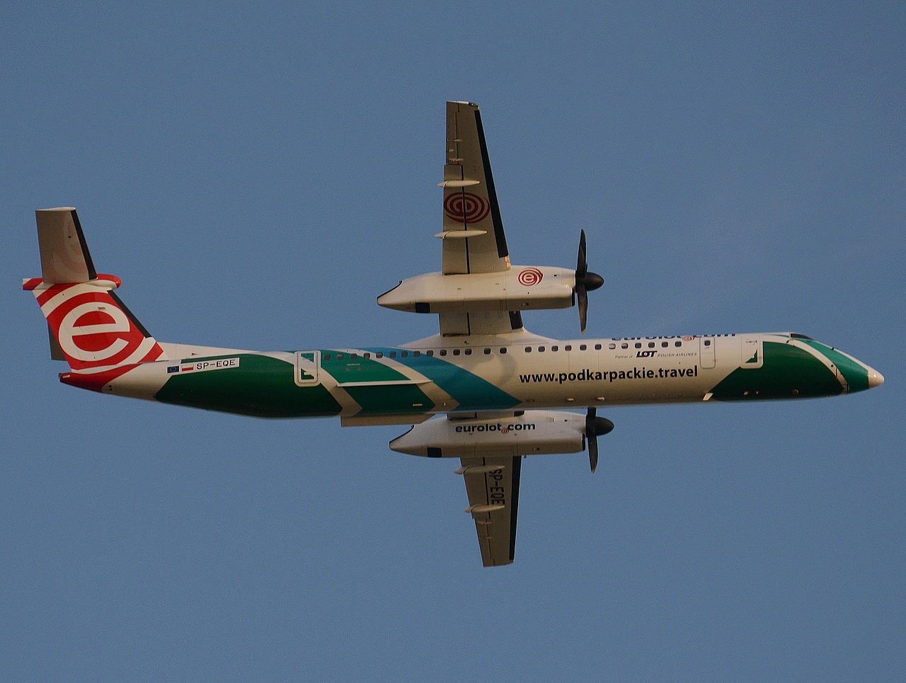 SP-EQE - DHC-8-402Q - Eurolot - FCO - 17-06-2014
