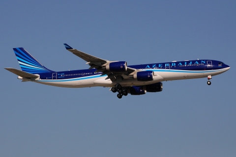 4K-AZ85 - A340-542 - AZAL Azerbaijan Airlines - AYT - 22-08-2014