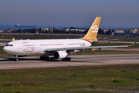 5A-LAR - A330-202 - Libyan Airlines - IST - 31-03-2014
