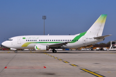 5T-CLA - 737-55S - Mauritania Airlines International - CDG - 16-03-2014c