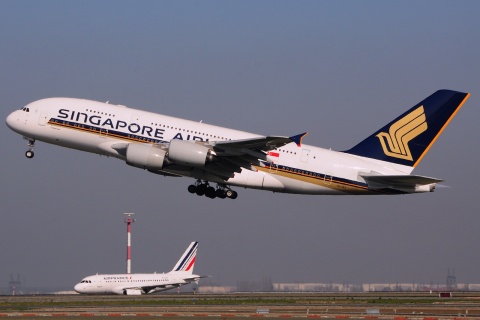 9V-SKA - A380-841 - Singapore Airlines - CDG - 16-03-2014