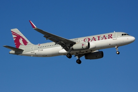 A7-AHW - A320-232(WL) - Qatar Airways - OTP - 14-02-2014