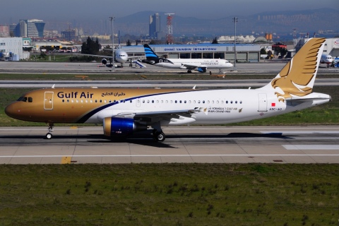 A9C-AO - A320-214 - Gulf Air - IST - 31-03-2014b