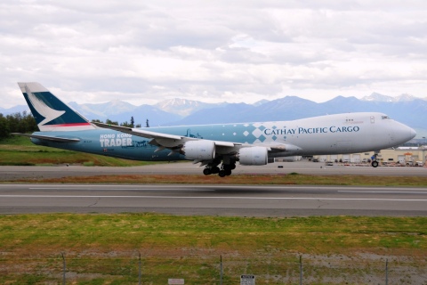 B-LJA - 747-867F - Cathay Pacific Airways - ANC - 29-06-2014