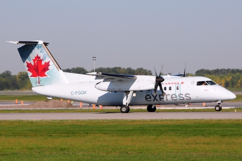 C-FGQK - DHC-8-102 - Air Canada Express - YUL - 19-09-2014