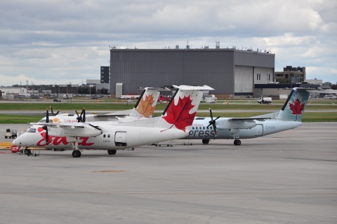 C-GCTC - DHC-8-102 - Air Canada Jazz - YUL - 22-09-2014