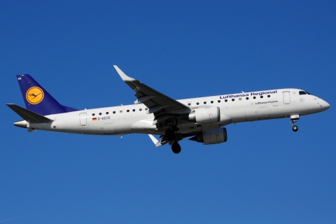 D-AECE - ERJ-190LR (ERJ-190-100 LR) - Lufthansa Cityline - OTP - 14-02-2014