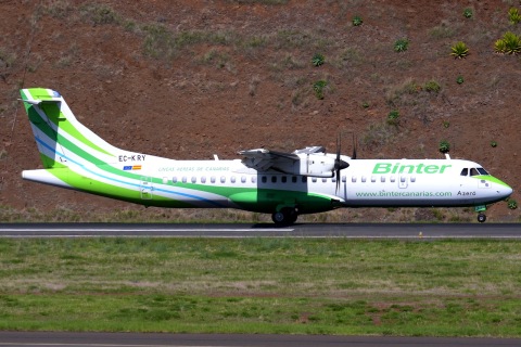 EC-KRY - ATR 72-500 (72-212A) - Binter Canarias - FNC - 29-09-2014