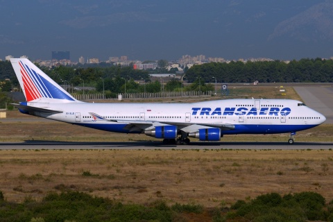 EI-XLE - 747-446 - Transaero Airlines - AYT - 25-08-2014