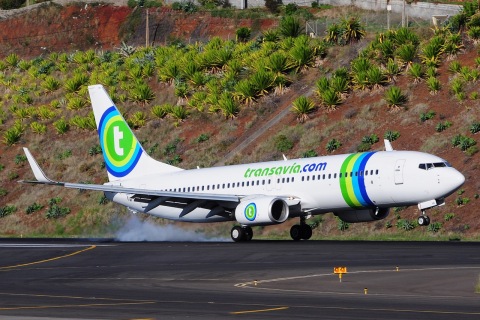 F-GZHB - 737-8GJ(WL) - Transavia France - FNC - 28-09-2014