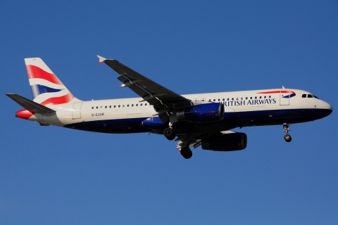 G-EUUR - A320-232 - British Airways - OTP - 14-02-2014