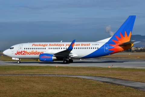 G-GDFO - 737-3U3(WL) - Jet2 - SZG - 11-01-2014