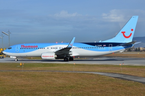 G-TAWK - 737-8K5(WL) - Thomson Airways - SZG - 11-01-2014