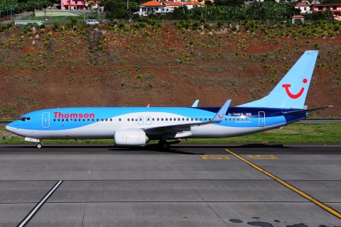 G-TAWO - 737-8K5(WL) - Thomson Airways - FNC - 28-09-2014