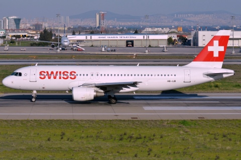 HB-IJB - A320-214 - Swiss - IST - 30-03-2014