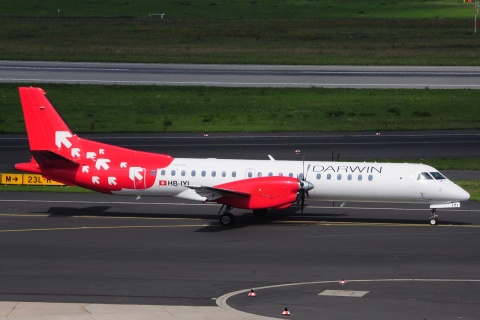 HB-IYI - Saab 2000 - Darwin Airline - DUS - 21-08-2014