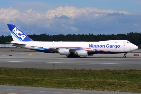 JA12KZ - 747-8KZF - Nippon Cargo Airlines - ANC - 01-07-2014