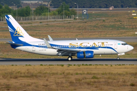 LY-AZV - 737-7GL(WL) - SCAT Airlines - AYT - 26-08-2014