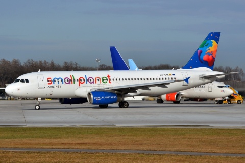 LY-SPA - A320-232 - Small Planet Airlines - SZG - 11-01-2014