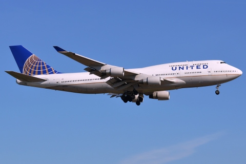 N104UA - 747-422 - United Airlines - FRA - 04-05-2014