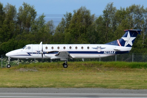 N118AX - Beech 1900C - Alaska Central Express - ANC - 02-07-2014