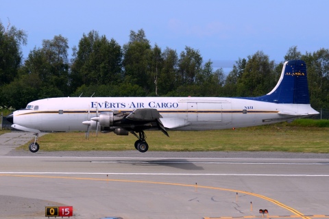 N151 - DC-6-B - Everts Air Alaska - ANC - 02-07-2014