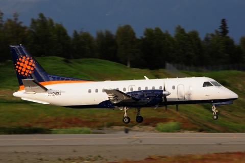 N424XJ - Saab 340B - Penair _ Peninsula Airways - ANC - 30-06-2014