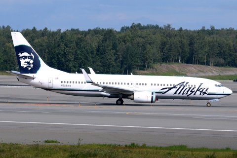 N528AS - 737-890(WL) - Alaska Airlines - ANC - 01-07-2014