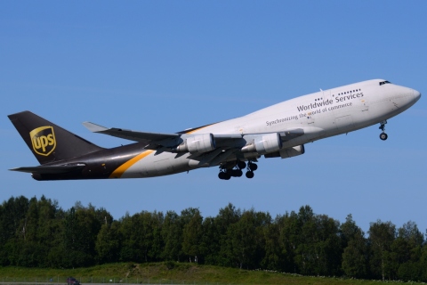 N578UP - 747-45E - United Parcel Service (UPS) - ANC - 02-07-2014