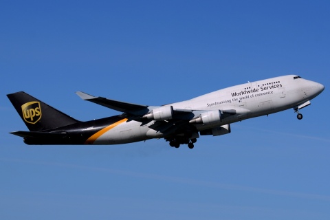 N579UP - 747-45E - United Parcel Service (UPS) - ANC - 02-07-2014