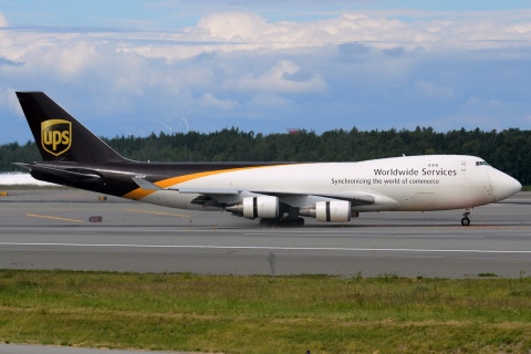 N582UP - 747-4R7F - United Parcel Service (UPS) - ANC - 01-07-2014