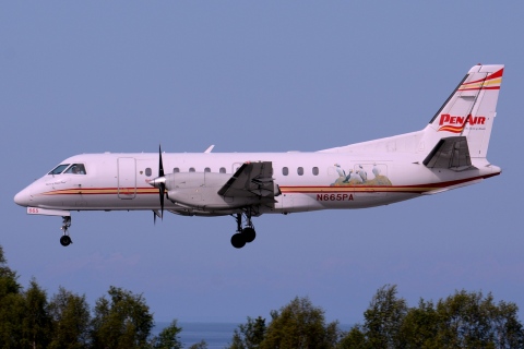 N665PA - Saab 340-B - Penair _ Peninsula Airways - ANC - 02-07-2014