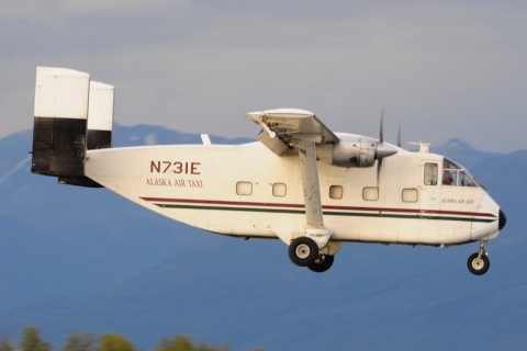 N731E - Shorts SC-7 Skyvan - Alaska Air Taxi - ANC - 29-06-2014