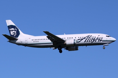 N754AS - 737-4Q8 - Alaska Airlines - SEA - 24-06-2014