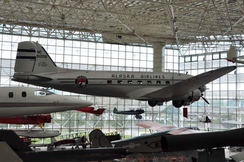 N91008 - DC-3 - Alaska Airlines - BFI - 24-06-2014